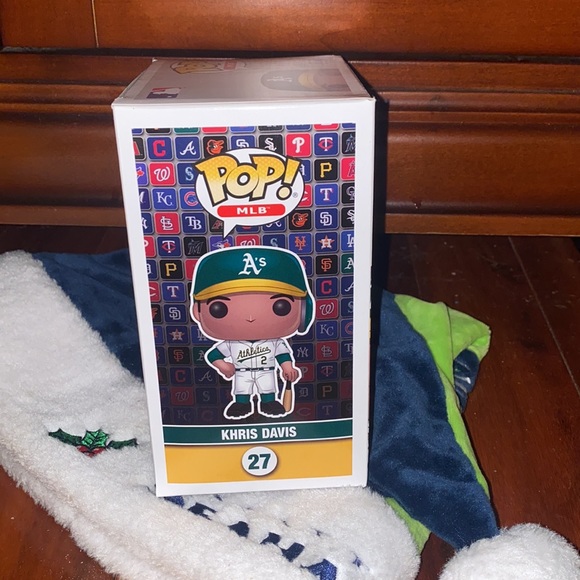FUNKO POP MBL KHRIS DAVIS OAKLAND ATHLETIC #27 CHRISTMAS SALE - Picture 4 of 8